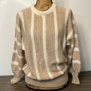 LUCIA ANGORA/MOHAIR PULLOVER SWEATER SMALL